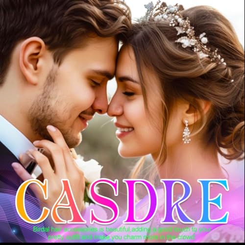 casdre crystal bride wedding hair comb pearl bridal hair piece hair accessories for women and girls a silver