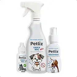 Kit Adestrador Educador Sanitário EducaDog 500ml para Cachorro Xixi no Lugar Certo + AdestraDog Spray Anti Mordida Lambedura 120ml - Petliz