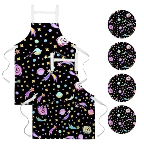 Tablier de cuisine pour restaurant et bistrot noir simple style soigné