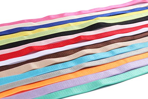 Yycraft 3/8 Inch 10Mm Bra Strap Elastic Band Trim Elastic Ribbon Craft Sewing(32 Yards,16 Colors) #TOP21