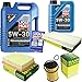 Produktbild QR-PARTS 69330826 Filter Set Inspektionspaket 6 Liter Liqui Moly Motoröl Longtime High Tech 5W-30 MANN-FILTER Innenraumfilter Luftfilter Ölfilter