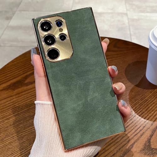 Coque antichoc S23 vert foncé pour éviter les rayures sur l'appareil photo