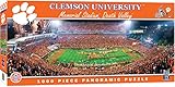 MasterPieces NCAA Clemson Tigers, Stadium Panoramic Jigsaw Puzzle, Memorial, 1000 Pieces