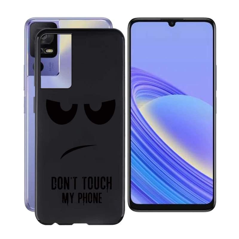 Cover Per TCL 40 SE/T610K Con Farfalla Dorata – Custodia In Silicone Morbido, Antiurto, Sottile - 2