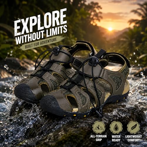 Image of TRASE Sandal For Kids Boys | Boys Sandals | Casual Fisherman Sandal Footwear | Lightweight And Comfortable | Anti-skid, Flexible And Breathable For Running