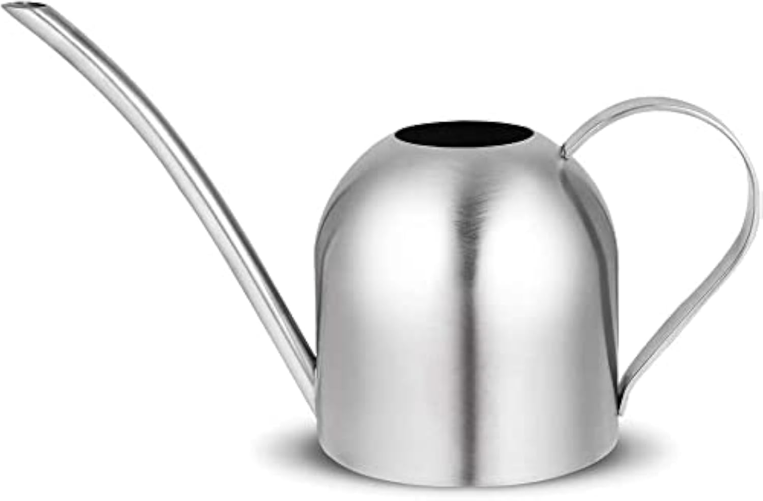 500ML Watering Can Brushed Stainless Steel Long Mouth Bonsai Watering Pot for Indoor&Outdoor Plant Watering,Modern Mini Metal Watering Can Gardening Tools for House Plant