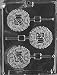 Cybrtrayd L017 50th Lolly Chocolate Candy Mold with Exclusive Cybrtrayd Copyrighted Chocolate Molding Instructions