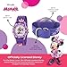 Disney Minnie Mouse Watch for Kids 3-5 – Fun & Stylish Minnie Watches for Young Fans – Cute Watch Girls & Toddlers with Purple Bezel, White Dial & Adjustable Purple Nylon Strap