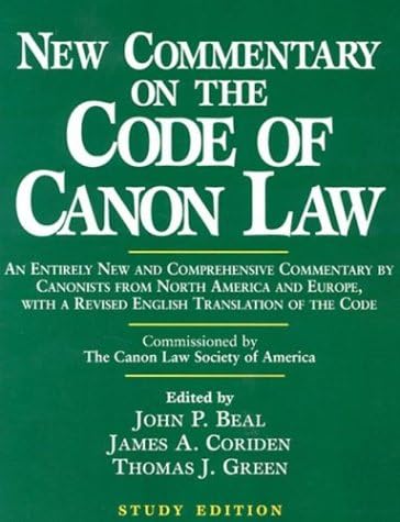 New Commentary on the Code of Canon Law (Study Edition)