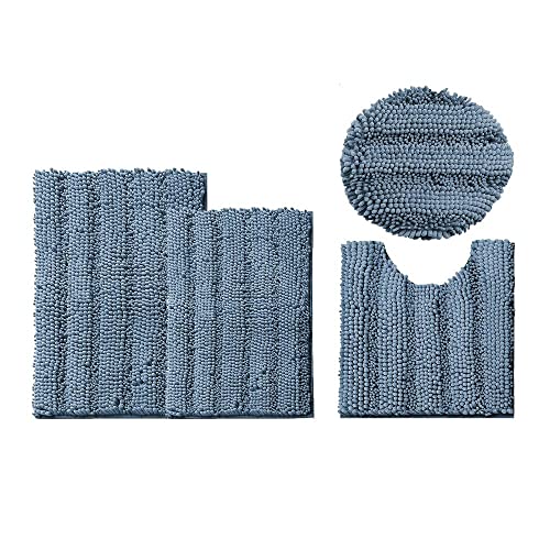 Claean-Acces-Home Wc Deckelbezug Zweiteilige Badezimmer-Anti-Ski-Neil-Matten, Heimmatten, Badezimmermatten, Teppiche…