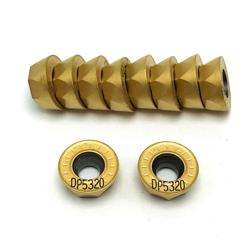 10 piezas Herramienta de torneado con inserto de carburo RPMT1204 M C DP5320 miniatura 2