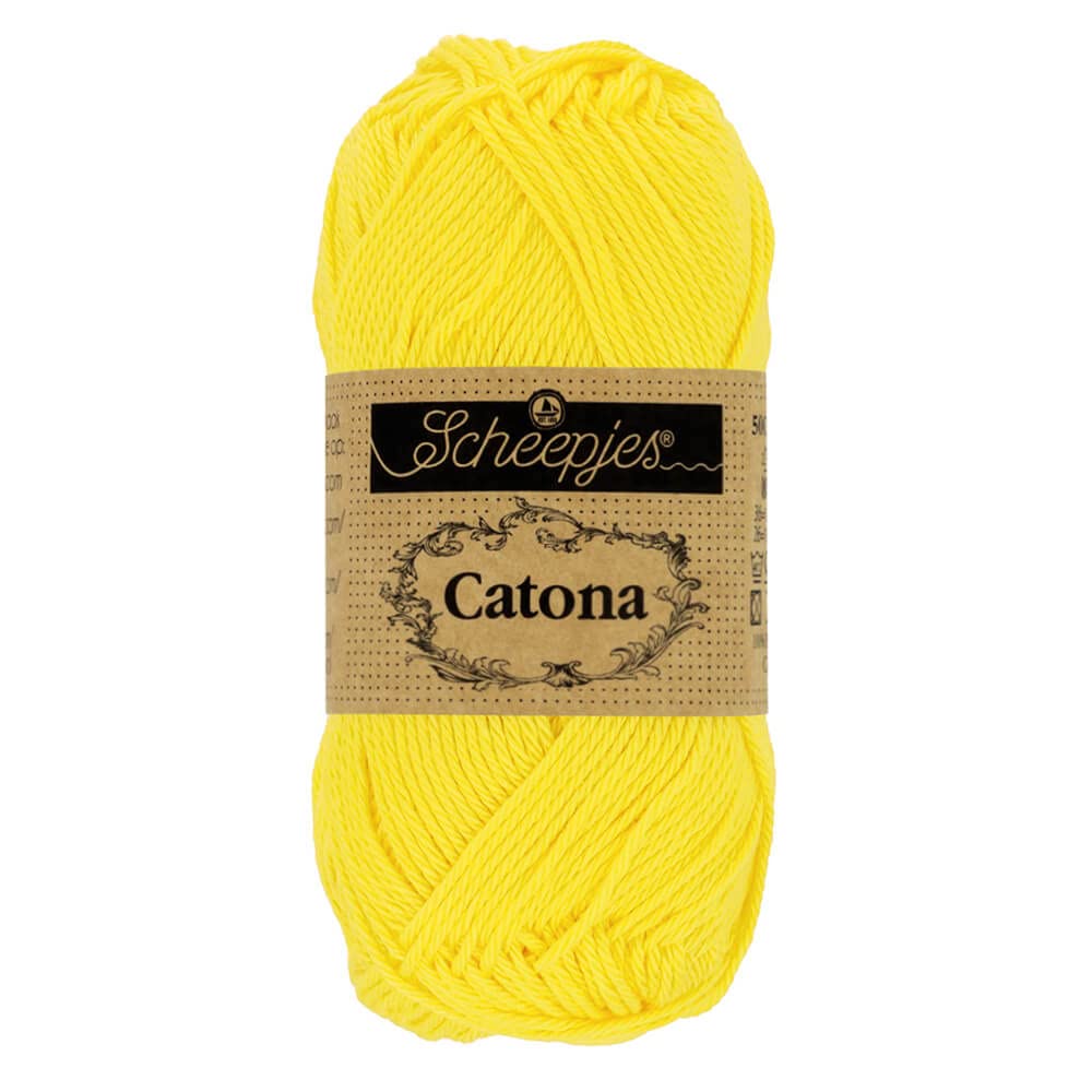 Scheepjes - Scheepjes Catona 280 Lemon Yarn - 1x50g