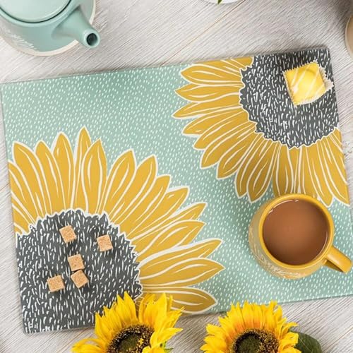 Artisan Flower Glass Worktop Saver by ENGLISH TABLEWARE CO – Beautifully Crafted Kitchen Protection - Image 2