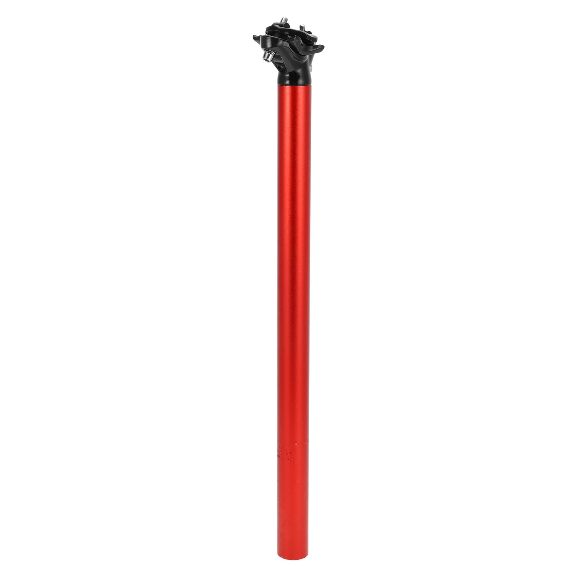 RATCHROLL 1 Pc Universal Bike Seat Posts Adjustable with Fixing Clip 31.6x500mm Bike Saddle Post Seat Tube Red Aluminum Alloy
