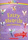Fairy Stencils Sticker Coloring Book