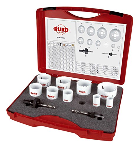 Ruko 126306 Lochsägensatz Sanitär HSS Co 8, 11-teilig