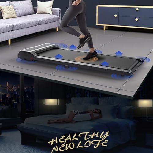 Image of Foldable Walking Pad with Incline, 2 in 1 Folding Treadmill Under Desk Treadmill for Home /Office, Portable Compact Treadmill LED Display