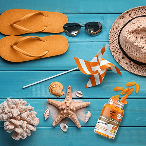 Weider Sun Bronze Gummies (40 Caramelle Gommose) Sapore Mango-Pesca. Caramelle Con Beta-Carotene, Luteina, Zeaxantina Per Potenziare L'abbronzatura E Protezione Della Pelle. Senza Zucchero O Allergeni - 5