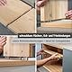 wolfcraft Exzenter-Möbelverbinder-Set - 4665000 - Komplett-Set für lösbare Schraubverbindungen im Möbelbau - inklusive Bohrschablone, Schrauben, Dübeln und Excenter Verbindungsbeschlägen