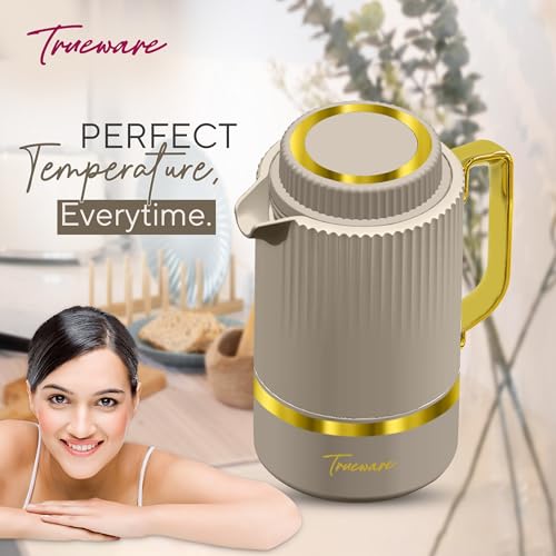 Image of Trueware Marvel 800 Insulated Flask - 750 Ml | PU Insulated Inner Stainless Steel Hot & Cold Flask, BPA Free, Leak Proof, Ideal for Tea, Coffee, Water, Hot Beverages