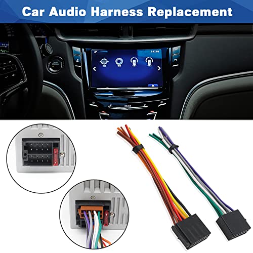 Iso Radio Power Speaker Wiring Harness Replacement For Boss Jenson Pioneer Leadfan Sjoybring Bluetooth Car Stereo Power Speaker Adapter #TOP5