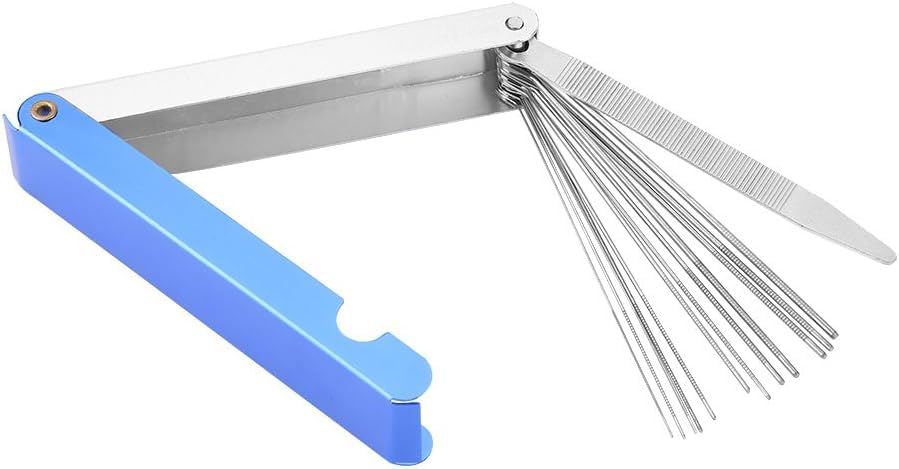 13-teiliges Vergaser Reinigungs-Set Edelstahl Düsenreinigungsnadeln Universal Düsenreiniger Kit mit Aluminium Aufbewahrungsbox Vergaser Düsen Reibahlen Set für Motorrad ATV Schweißdüsen
