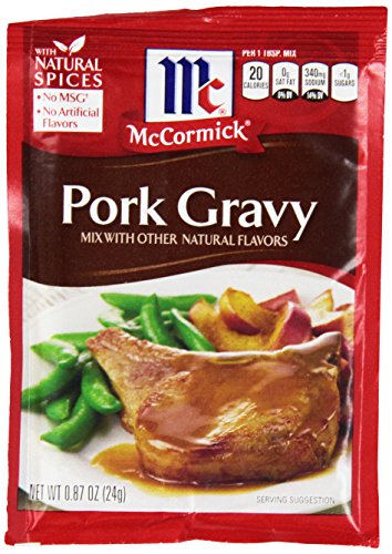 McCormick Pork Gravy Mix, 0.87 Ounce (Pack of 12)