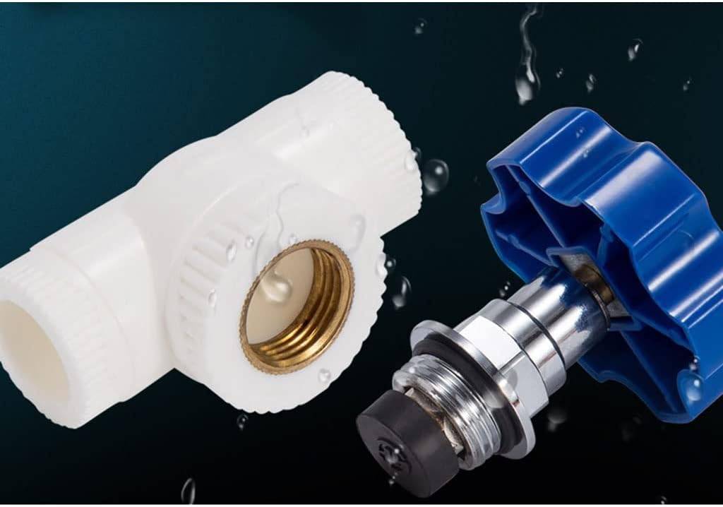 lever ball valves,ball valve,1pcs 1/2" 3/4" 1" 1 1/4" 1 1/2" 2" Ball Valve,20-63mm Inner Diameter PPR Steel Core Valve Water Shut Off Flow Controller Switch Valve (Color:Red,Size:25mm) (Co ( Color : 2