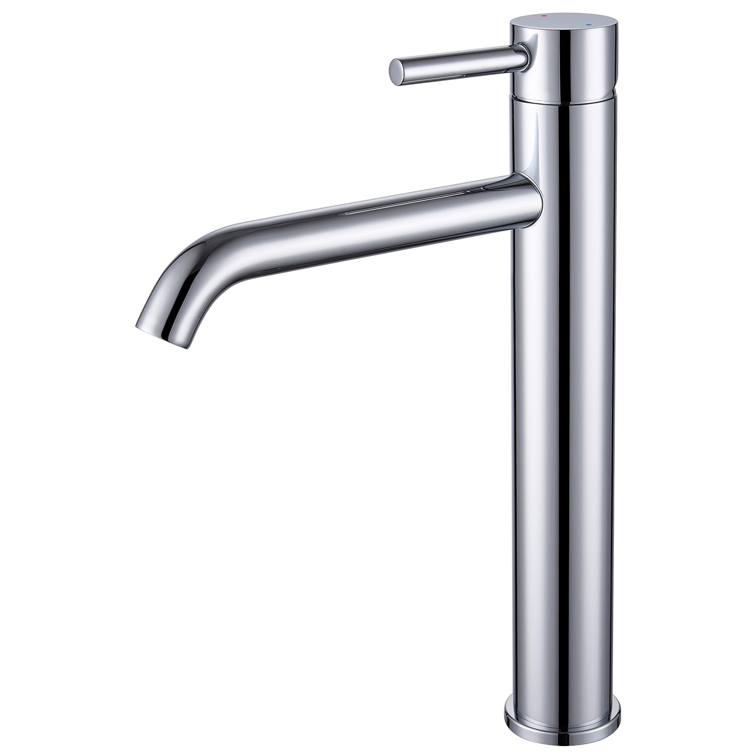 Wasserhahn Bad Hoch, Waschtischarmatur für Aufsatzwaschbecken