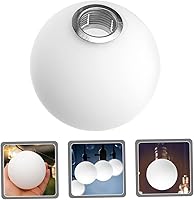Vista 5 de DOITOOL Pantalla de globo de vidrio blanco para mesa de escritorio, luces de pared blancas para exteriores, lámpara de pantalla de globo de vidrio