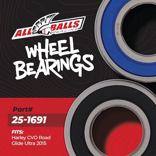 image for All Balls Racing Wheel Bearing Kit Front Compatible with/Replacement f