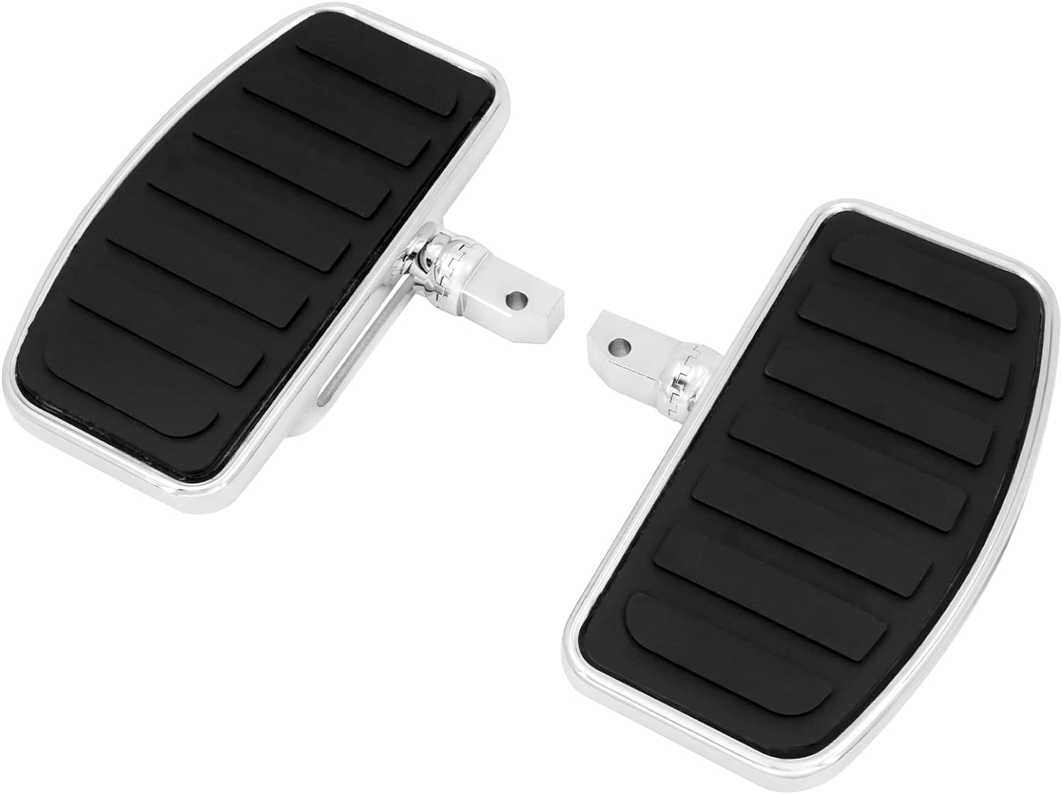 HCmotorku Motorcycle Adjustable Floorboards Rider Passenger Footboard Wide Foot Pegs