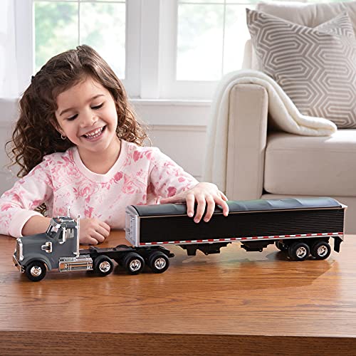 Ertl Freightliner 1:32 Scale 122Sd Semi With Grain Trailer, Farm Toy For Kids, 3 Years And Up #TOP1