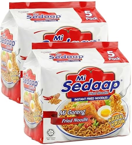 Image of Mi Sedaap Mi Goreng Stir Fried Noodles, Original Flavor, Pack of 10