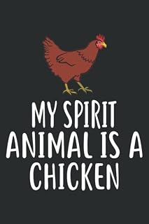 My Spirit Animal Is a Chicken Design Funny Chickens: Daily Planner - Undated Daily Planner for Staying on Track (6" x9")