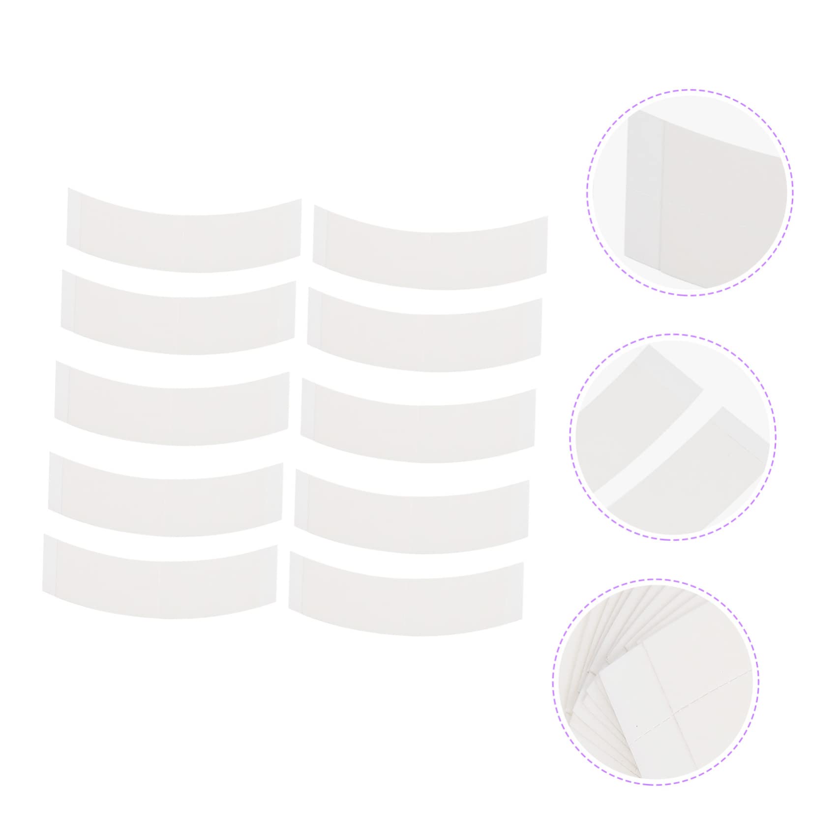 TOVINANNA Strong Double Sided Hair Extension Tape 10pcs Hair Wig Tape Removable Adhesive for Female Wig