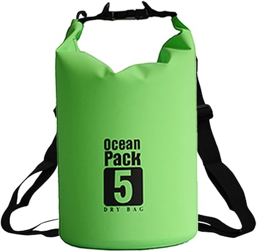 Bolsa seca flotante impermeable de 5L10L15L20L para mujer, ligera y pequeña bolsa impermeable mochila para kayak, canotaje, camping, senderismo,