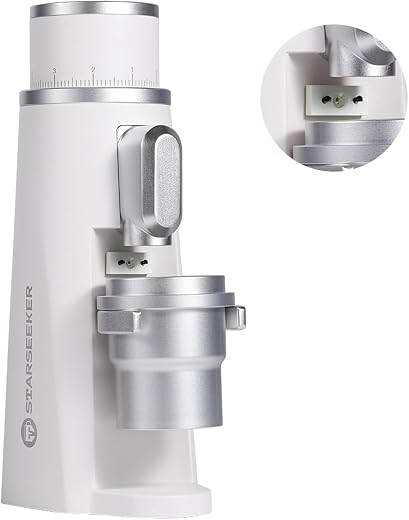 STARSEEKER EDGE Plasma Electric Coffee Grinder Aluminum Automatic Coffee Bean Grinder for French Press Drip Coffee and Esp...