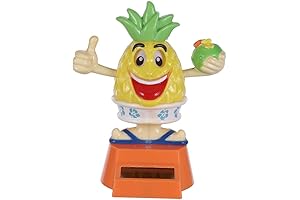 Solar Bobble Shaking Head Dancing Pineapple Toy Figurine