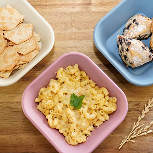 Bravejusticekidsco. | Silisteel™ Unbreakabowl™ Microwave Safe Silicone Bowl | Unbreakable Dinnerware | Family All Ages (Dusty Rose) #TOP5