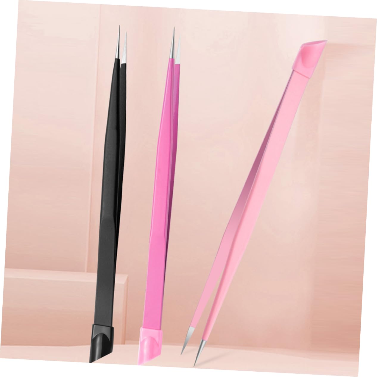 VALICLUD 5 set Pinze Multiuso Ms Per Donna Sopracciglia Bellezza Unghie Pinzette Artigianali Da Donna Pinzette A Punta Pinzette Per Fusione Di Perline Pinzette Per Ciglia 3 pezzi*5