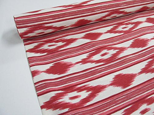 Confección Saymi Metraje 2,45 MTS Tejido loneta Estampada Ref. Mallorquina Rojo, con...