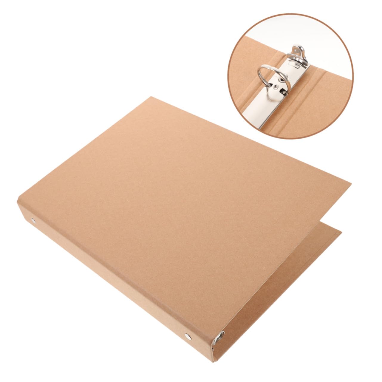 2 Stück Schnellhefter Hülle aus Robustem Kraftpapier Leichte Dokumentenmappe und Notizbuchschutz Ringordner Einband für Schule Büro Organizer