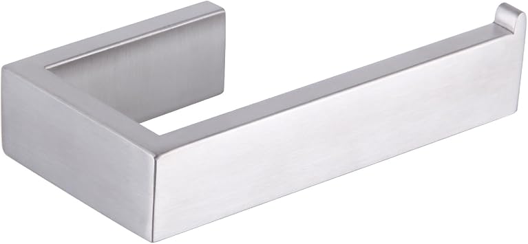 GERZWY Bathroom Toilet Paper Holder Brushed SUS 304 Stainless Steel Paper Towel Dispenser Tissue Roll Hanger Wall Mounted HG1718-LS