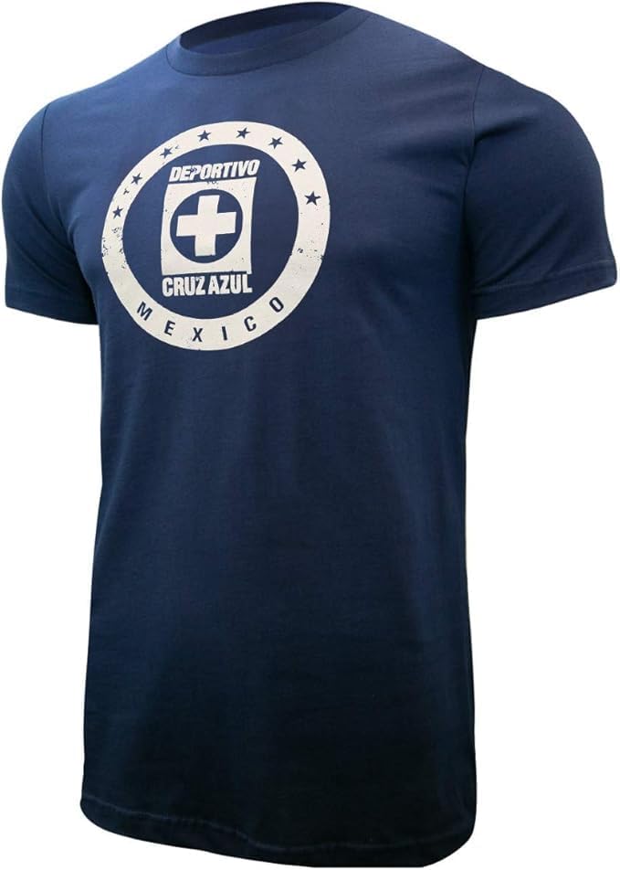 Icon Sports Men Cruz Azul Officially Licensed Soccer T-Shirt Cotton Tee -01 Large