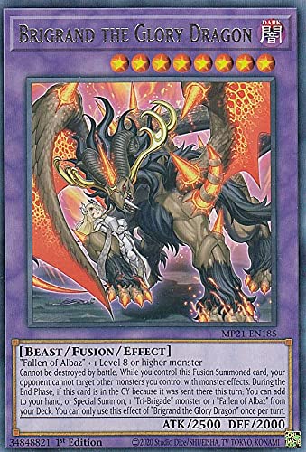 Amazon.co.jp: 遊戯王 MP21-EN185 痕喰竜ブリガンド Brigrand