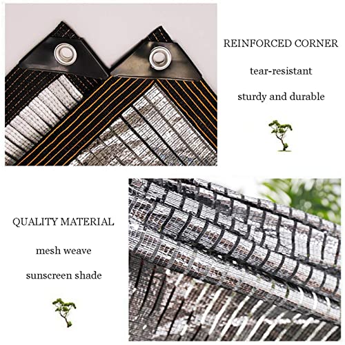 Filet d'ombrage pour le jardin 75% voile d'ombrage en aluminium 6x6m