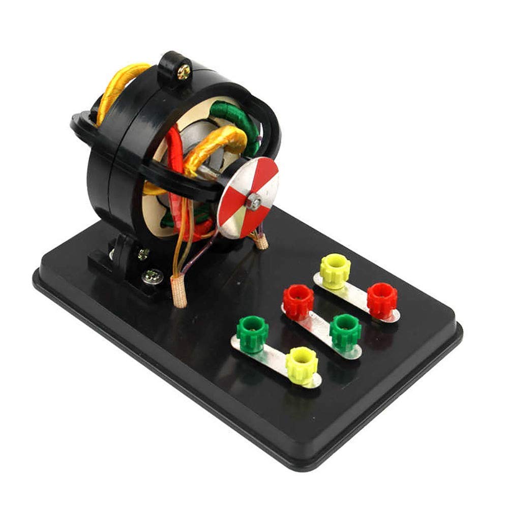 OLSKFUH Induction Motor Model - Educational Science Experiment Instrument For Physics Teaching And Electromagnetism Demonstration