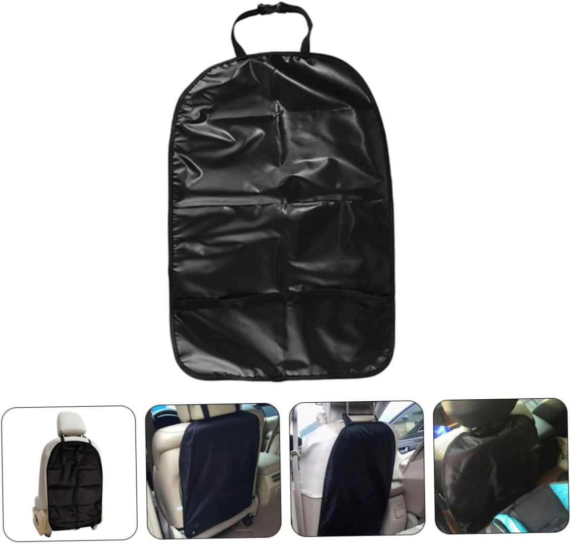 Totority 2Pcs Car Backseat Kick Mats for Durable Seat Back Protectors Vehicle Backrest Protectors Against Dirt Mud and Scratches Non Slip Design