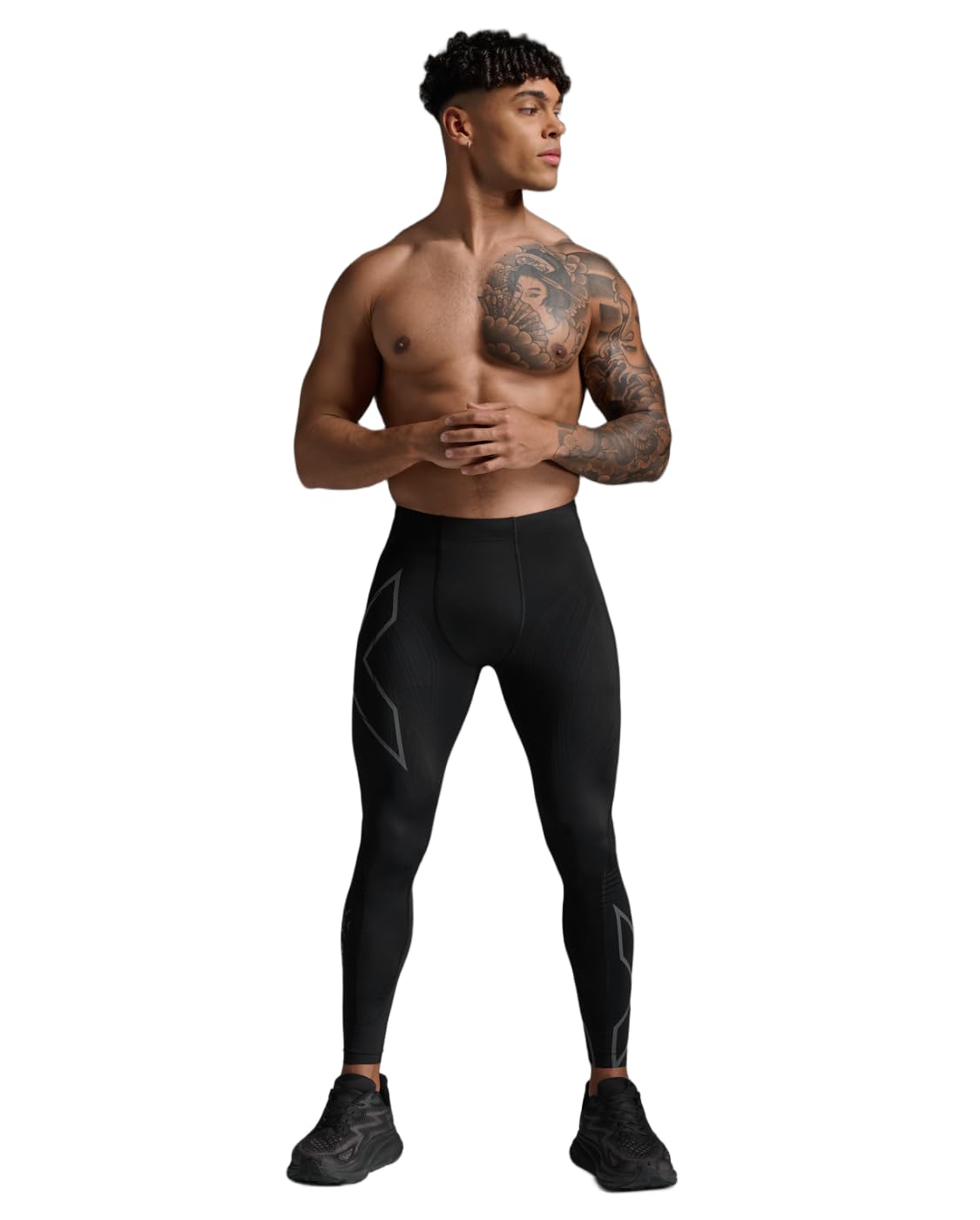MA5305b Light Speed Compression Tights Black/Black Reflective